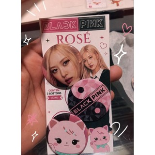 Kit 3ou1 Bottons BLACKPINK 55mm – Rosé /Lisa/Jisoo/Jennie | K-pop
