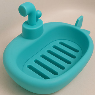 Saboneteira Infantil Submarino | Porta Sabonete que Vira Barquinho | Banho Divertido Brinquedo criança e banho
