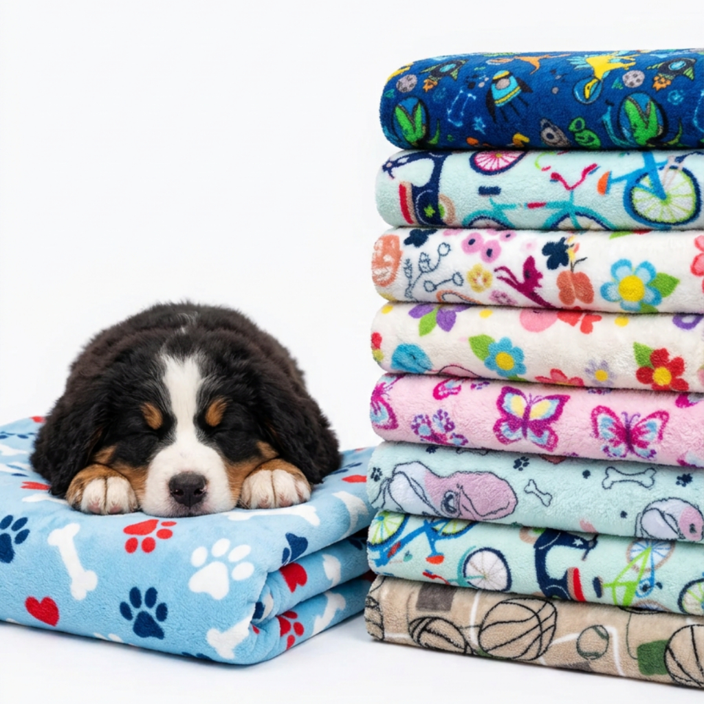 Cobertor Pet Coberta Para Cachorro Gato Cães Manta Fofinha Estampado Mantinha Macia Quente 85X85Cm