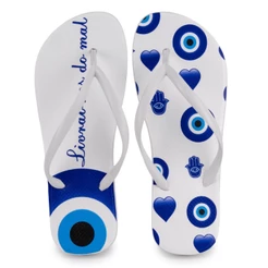Chinelo Feminino Classico Estampado Leve Confortavel E Versatil