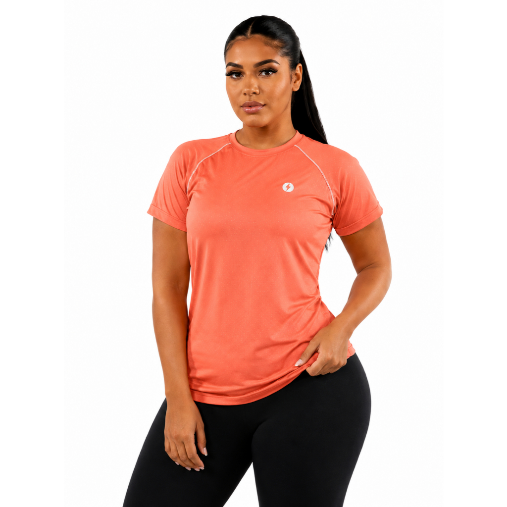 Camiseta feminina fitness Blusa fitness feminina para academia musculação treino corrida caminhada Plus Size REF1068