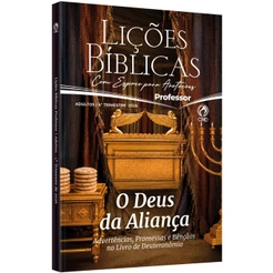 Revista - Lições Bíblicas Adulto Professor - Capa Dura - Com Espaço Para Anotações - 4º Trimestre 2026