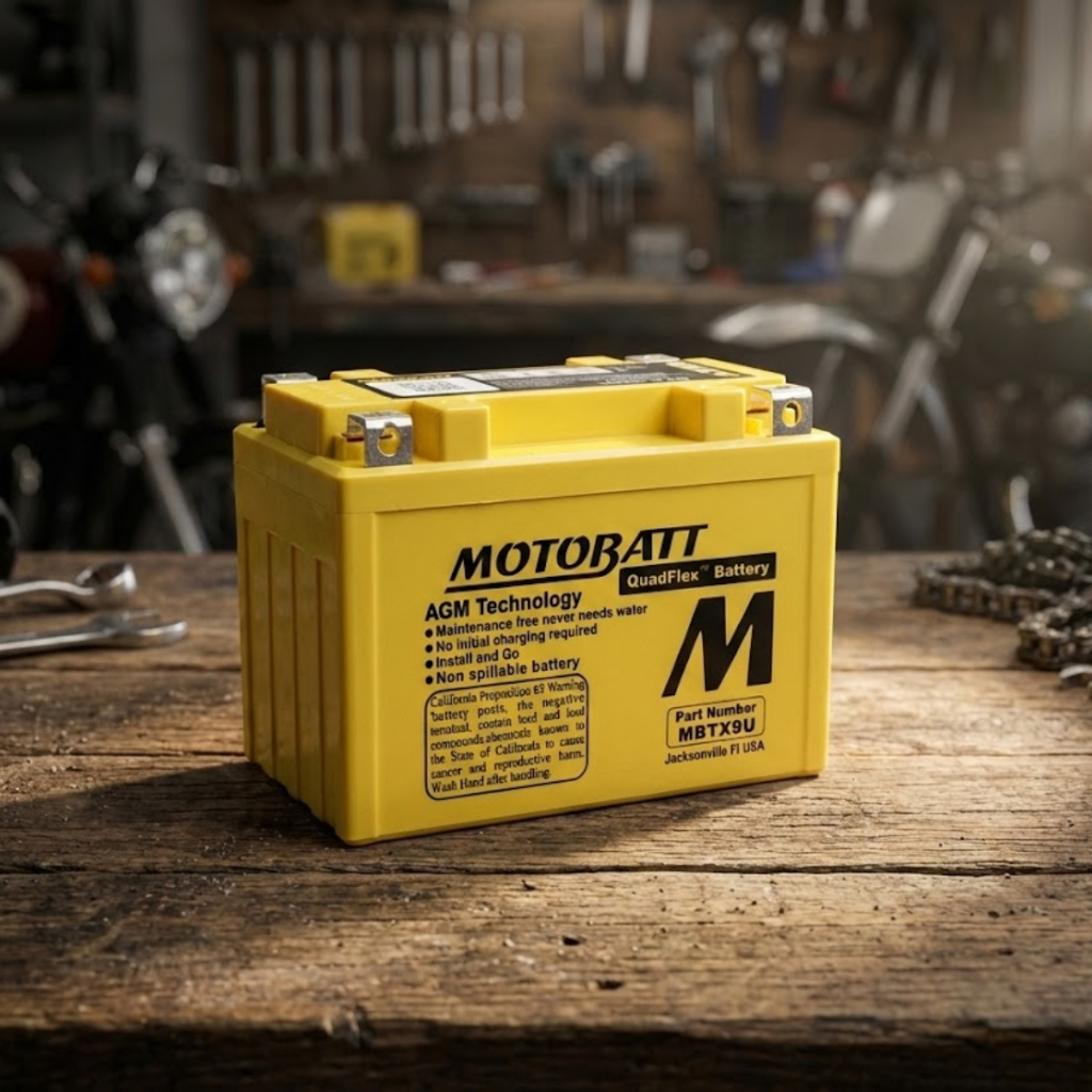 Bateria Motobatt Mbtx9u 10,5ah Honda Nc 750x Nc750 Transalp Ytz14s AGM QUADFLEX Selada