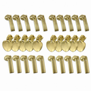 Kit Cursor Nº 5/6 Para Zíper Nylon Niquelado e Latonado 25 e 50 Unidades