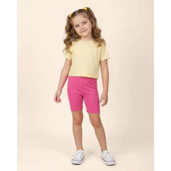 Bermuda Infantil Menina Cotton Conforto Malwee Kids