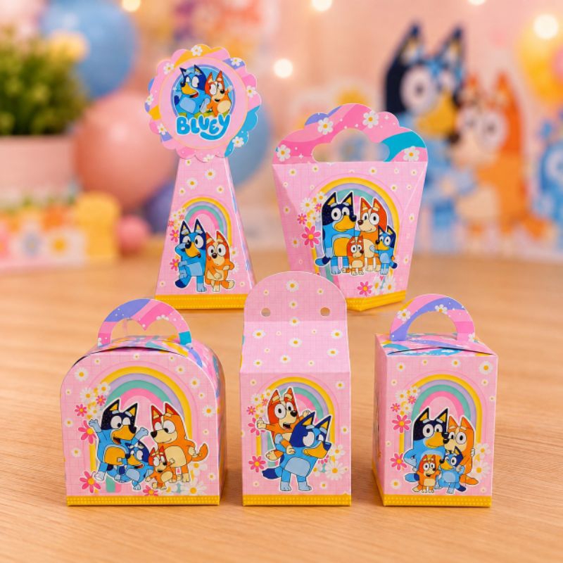 kit Caixinhas Personalizada Bluye -Lembrancinhas-Festa Infantil-Envio rápido.
