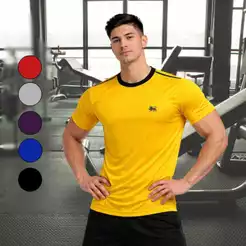 Camiseta dryfit furadinha Masculina Camisa Fitness Treino Academia Esportes
