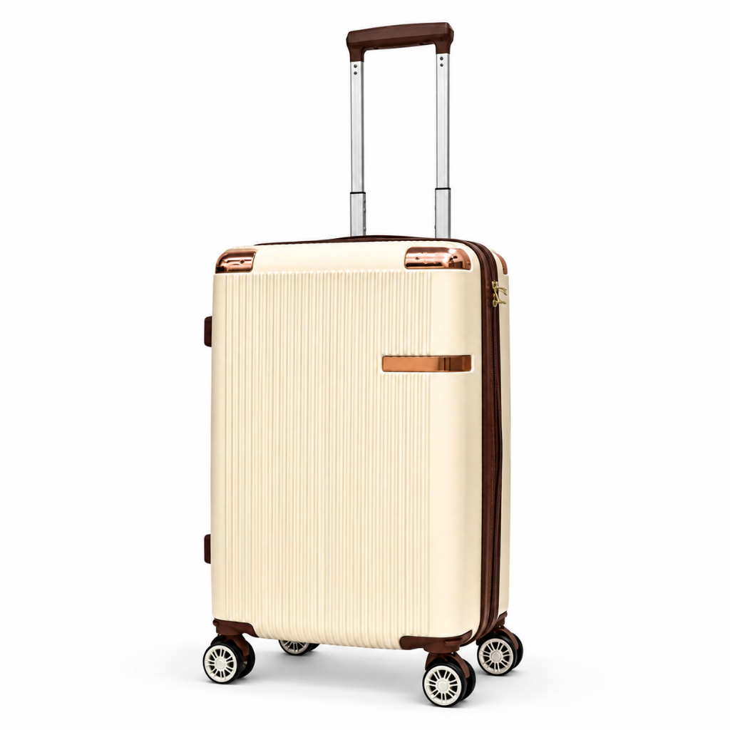 Mala de Viagem Tamanho G 32kg Rígida ABS Expansível Cadeado TSA Rodas Duplas 360° Bagagem Despachada