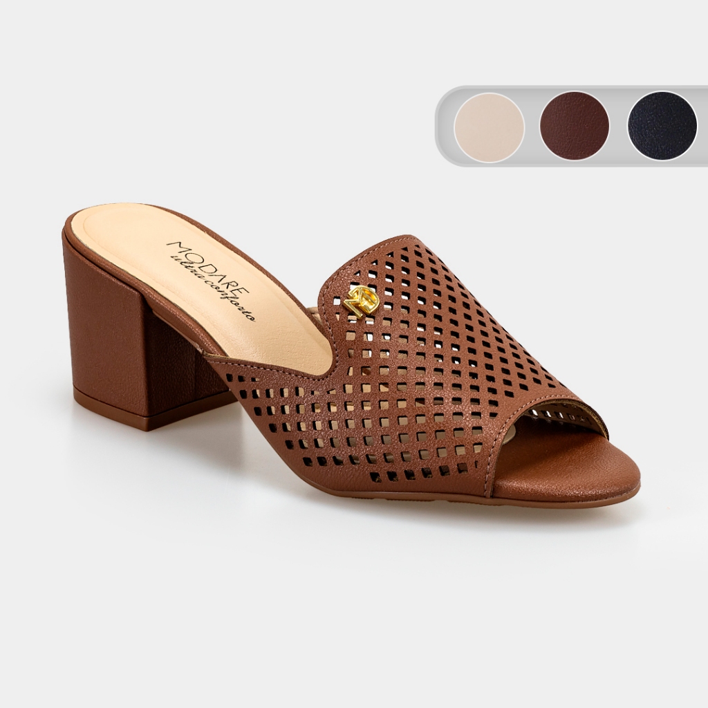 Tamanco Modare Furadinho Floather Nature Ultra Conforto Feminino 7109475