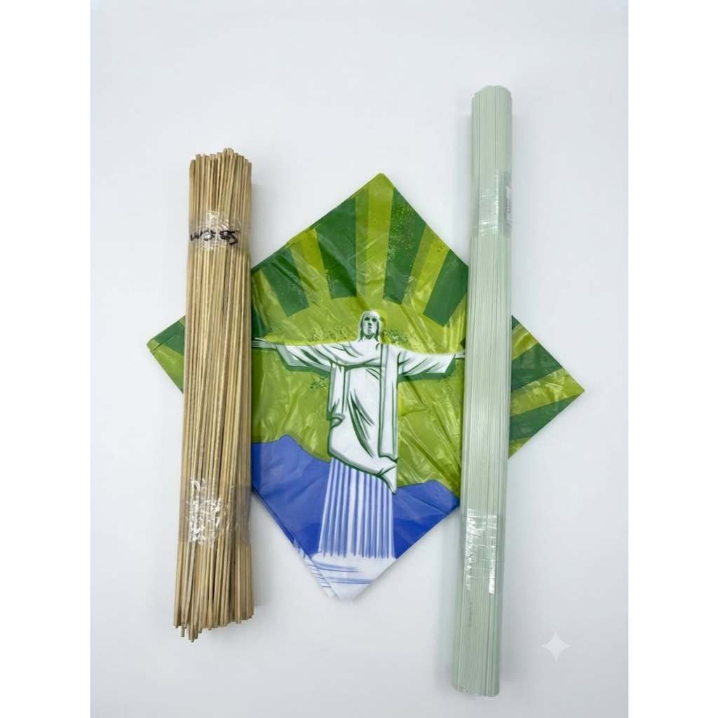 PIPA PAPAGAIO 35X35 KIT COMPLETO EM ALTA QUALIDADE