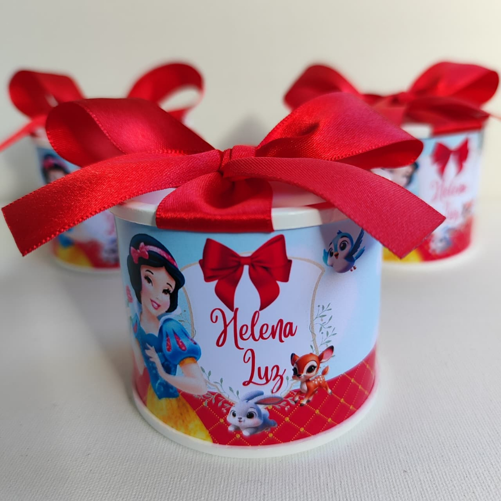 Tubolatas Personalizadas 5x6- BRANCA DE NEVE -Lembrancinhas/ Maternidade/Chá de BB/Festa - DIVERSOS TEMAS