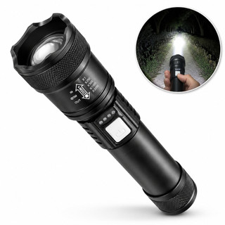 Lanterna Super Potente Led Militar 3 Em 1 T9 Tática Forte Longo Alcance recarregável pesca camping