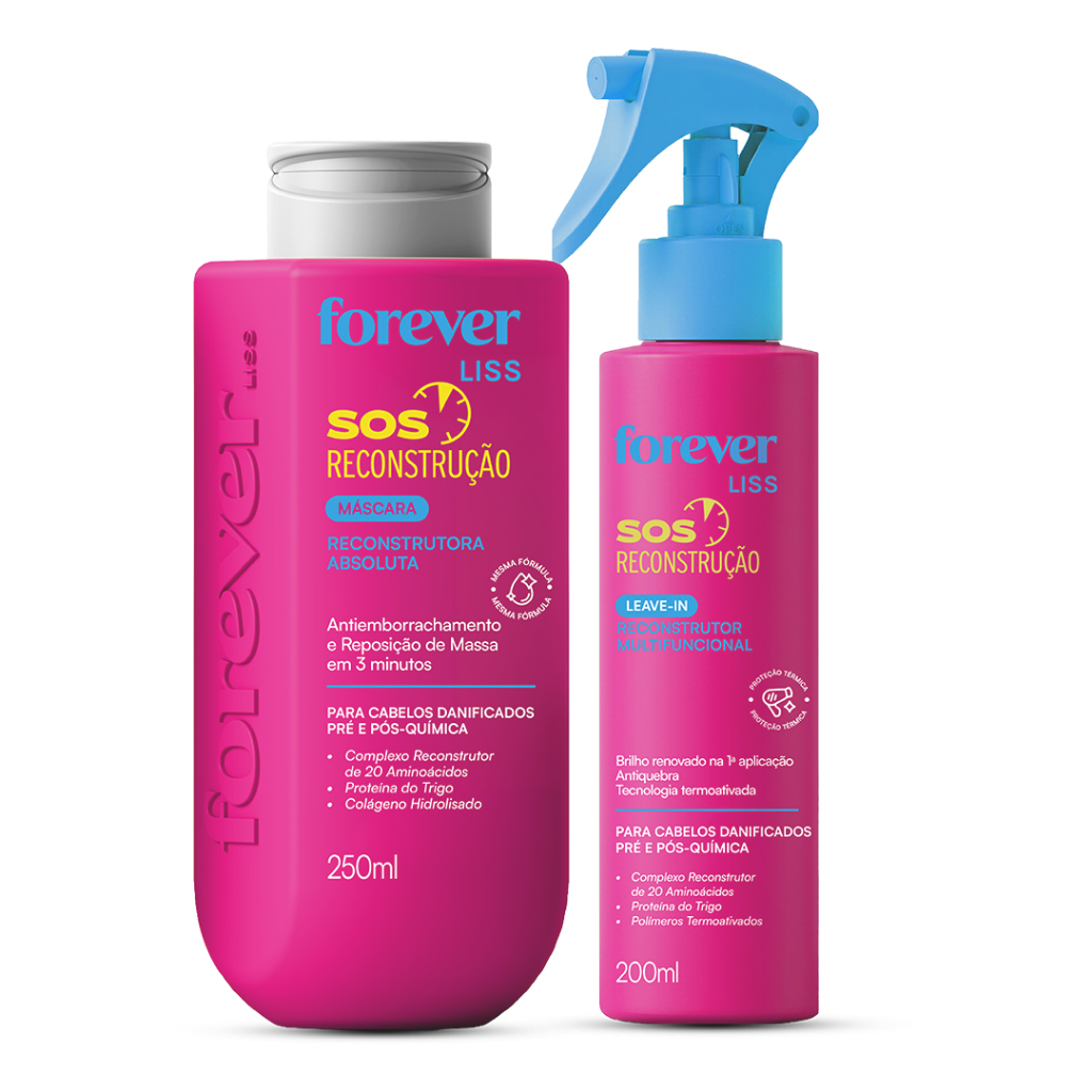 Kit SOS Reconstrução Potente Forever Liss