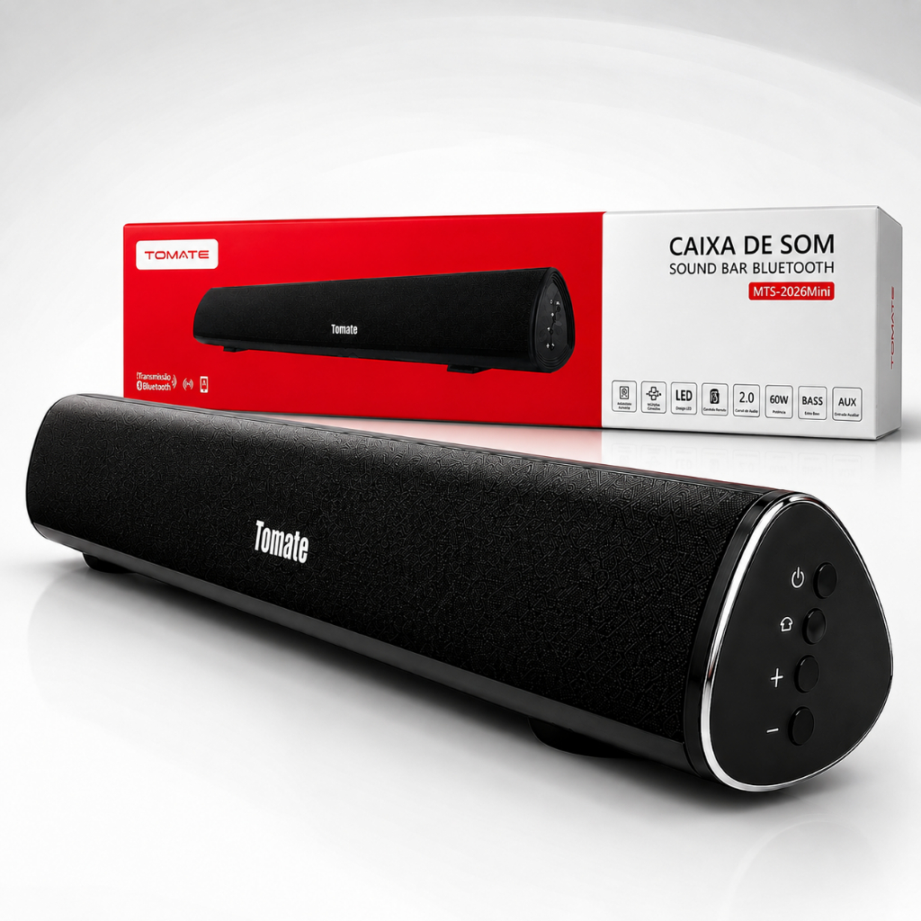 Caixa Soundbar Bluetooth HDMI Barra De Som Tv Smart Caixa De Som de Cinema