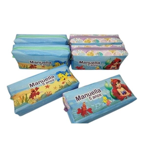 15 Unidades Estojo Personalizado Lembrancinha Aniversário Infantil com Nome e Idade – Todos os Temas