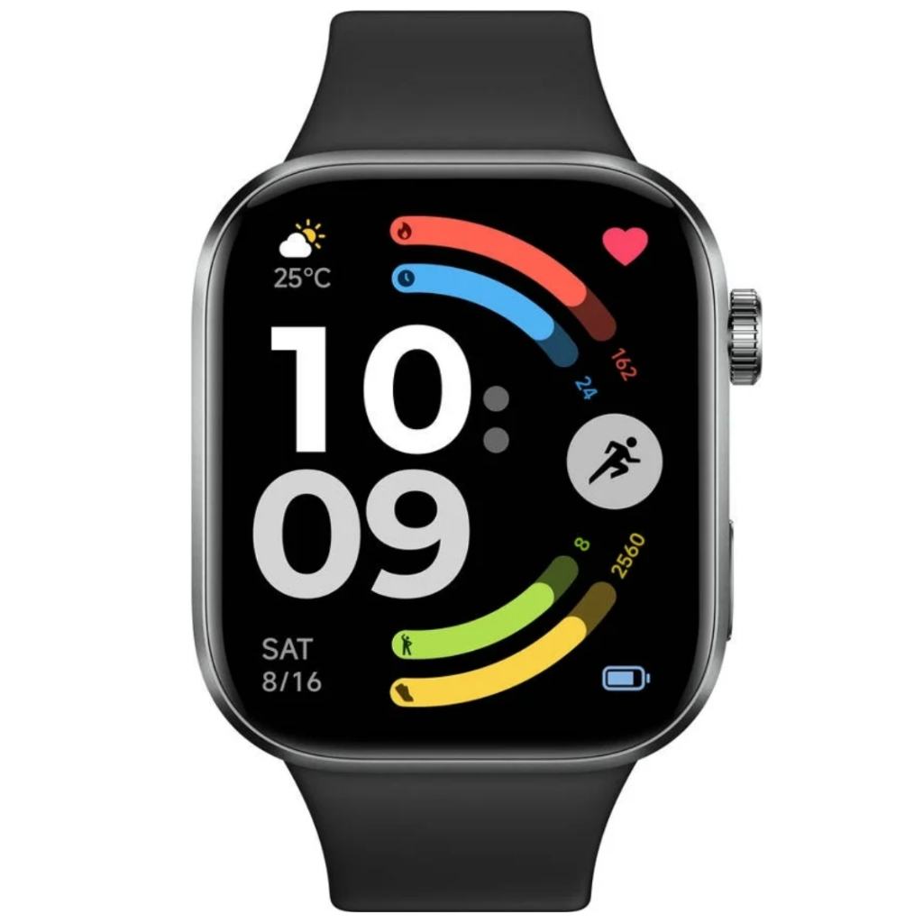 Smartwatch Xiaomi Redmi Watch 6 AMOLED GPS Bluetooth Chamadas Música 5ATM Preto