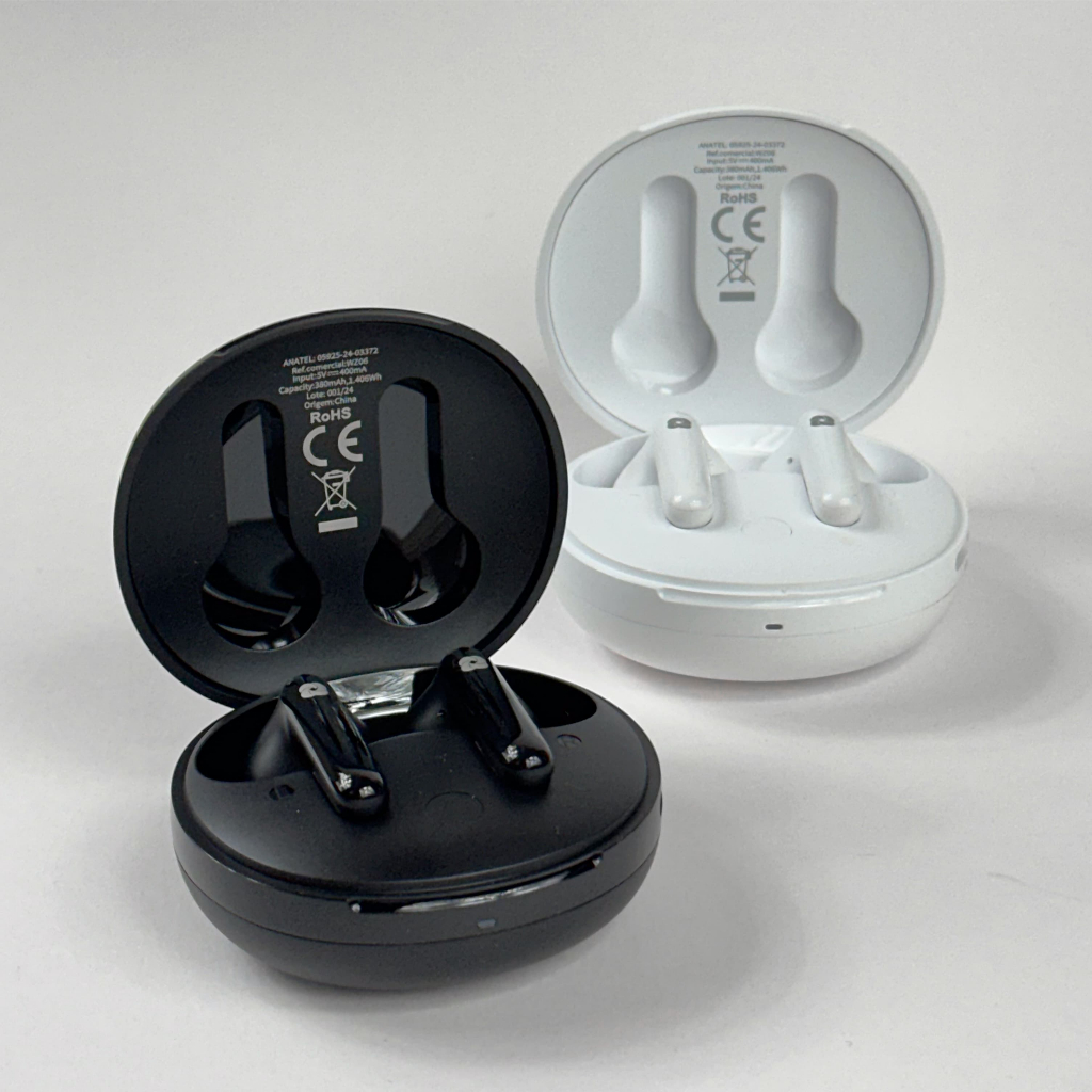 Fone Bluetooth Profissional TWS Wearzone WZ06 Bass Boosted C/ Cancelamento de Ruído