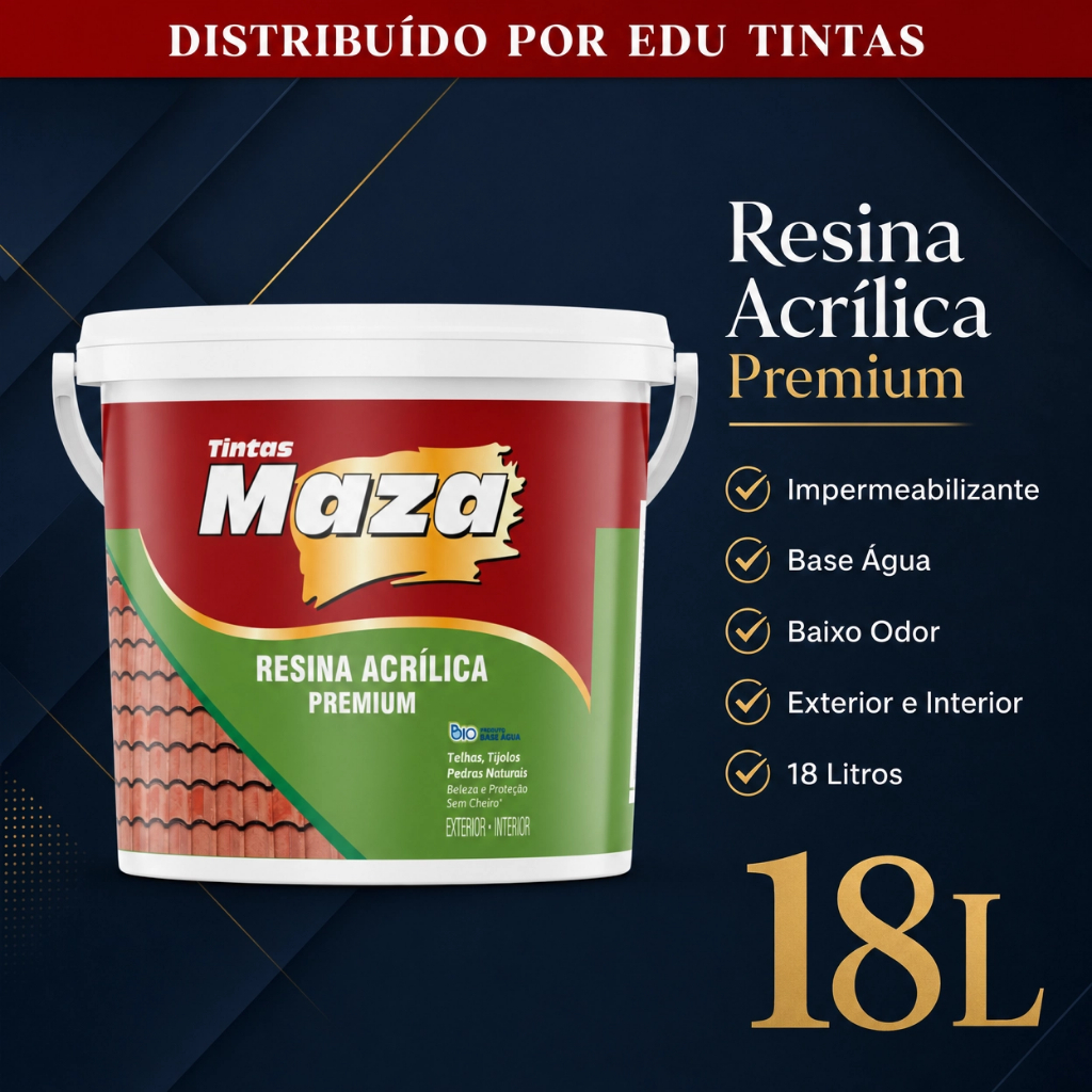 Resina Base D'água Multiuso Maza Premium Incolor 1 8 Lts · foto 2