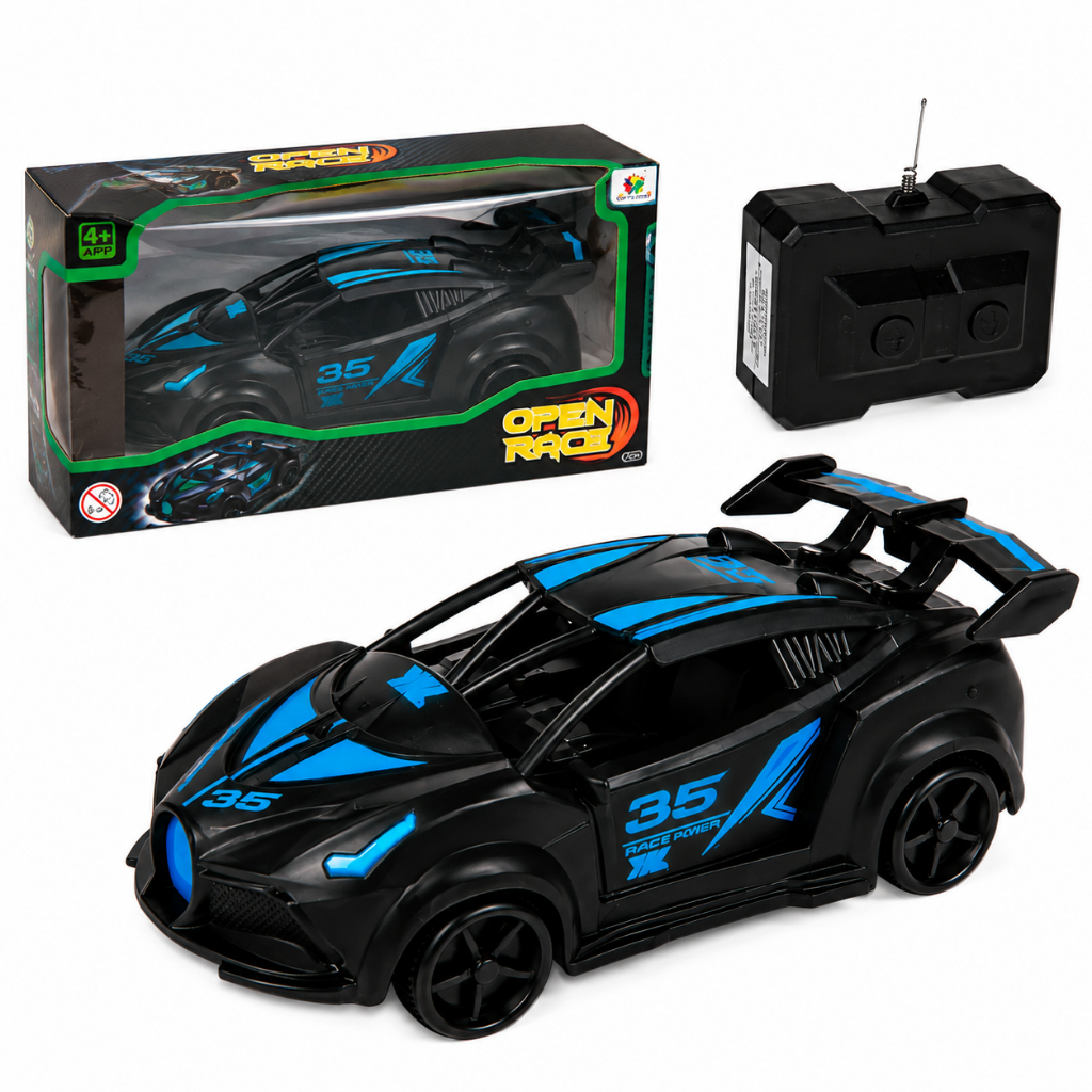 Carrinho de Controle Remoto 3 Funções 1:32 Open Race 27mhz