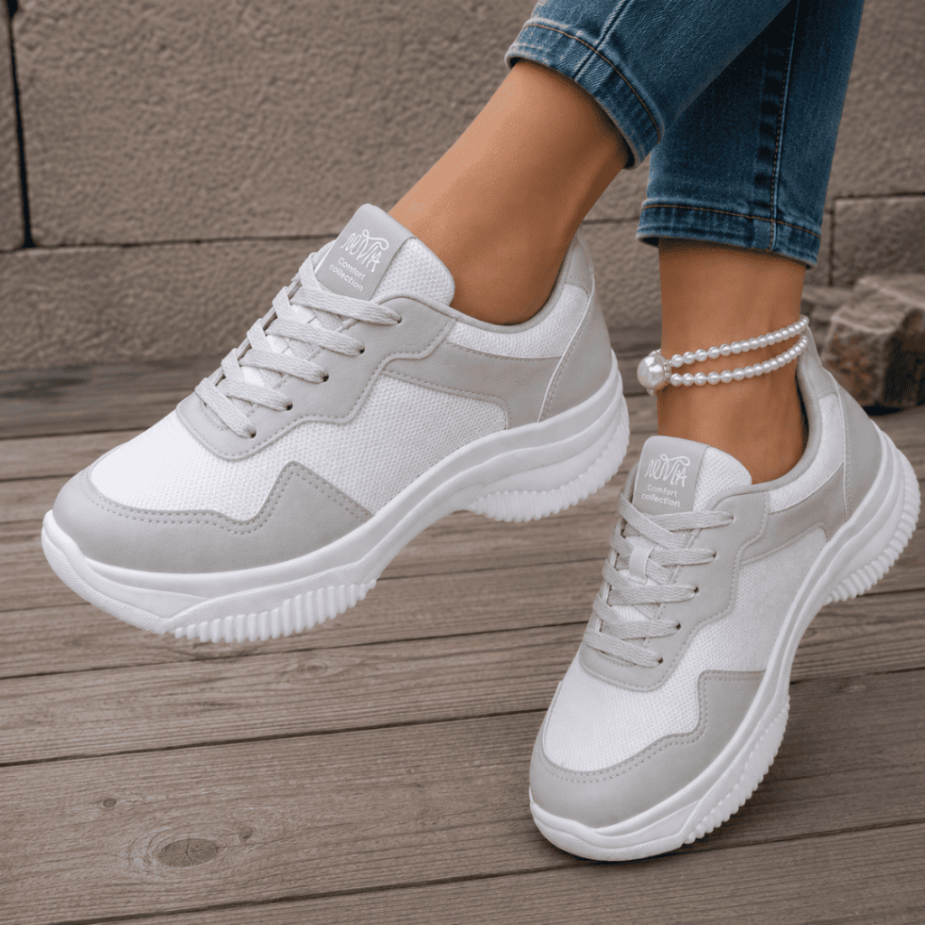 Tênis Feminino Casual Plataforma Super Leve Confortável Sola Antiderrapante e Macio 34 ao 39
