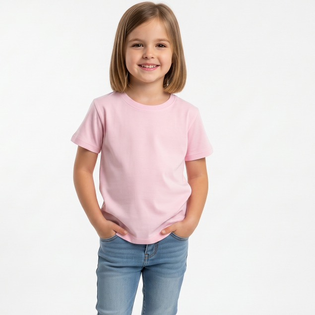Camiseta Infantil Menina Menino 100% Algodão Tamanho 02 ao 10 anos varias cores