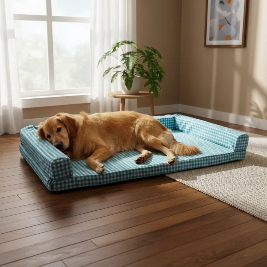 Cama Pet Sofá Ortopédico 120x80 Cm Impermeável - Cores!