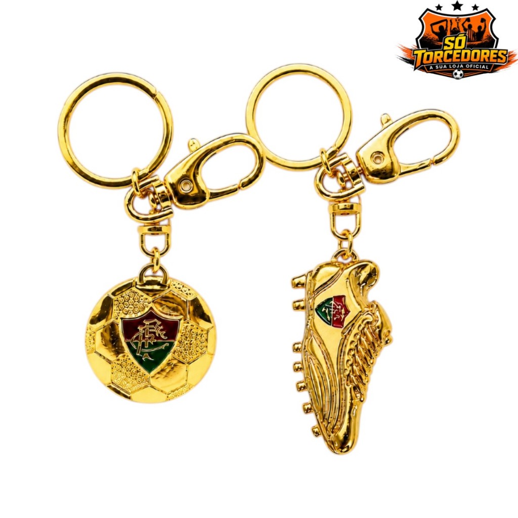 CHAVEIROS DIVERSOS OFICIAL FLUMINENSE OURO