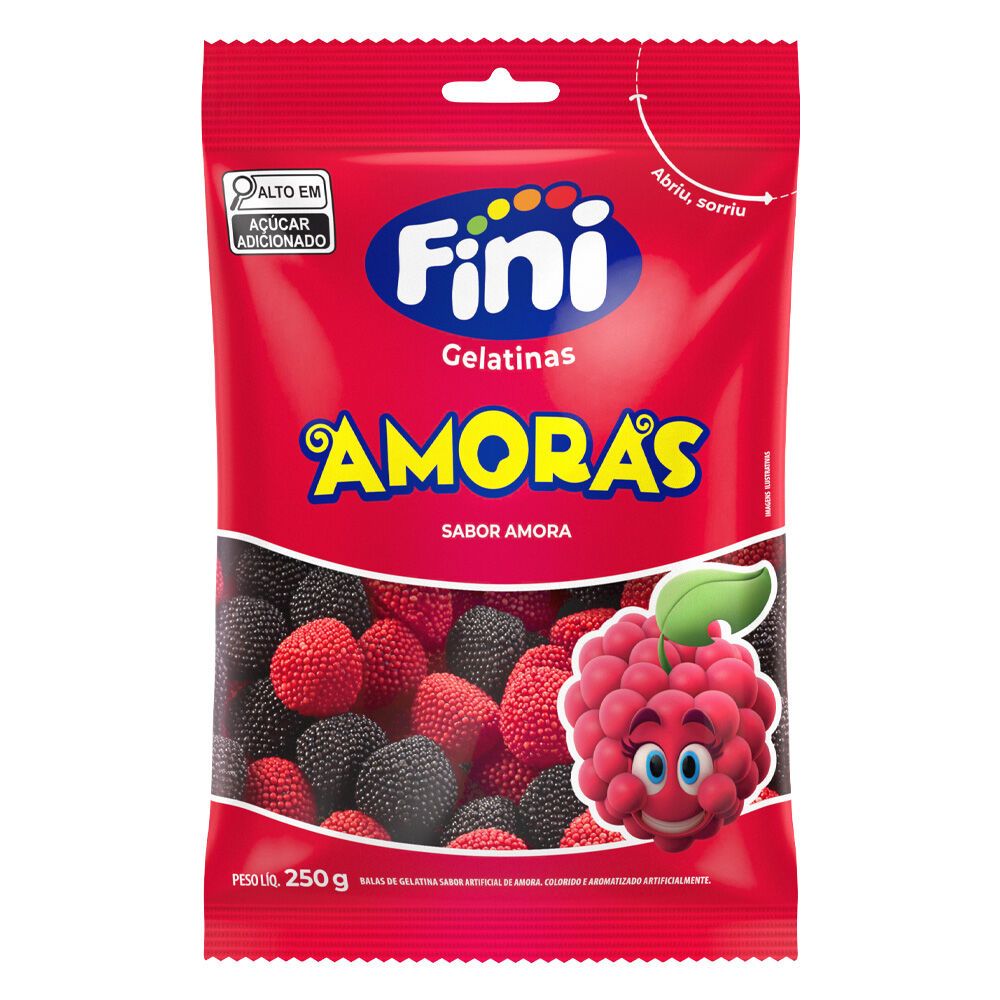 Fini Amoras 250g Bala Gelatina