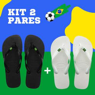 Chinelo Bandeira do Brasil Premium Unissex Confortável Resistente Durável Leve Macio Estiloso Casual Verão