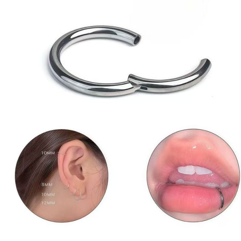 Piercing Argola Segmento Articulado Aço cirúrgico | Helix, Septril, Rook, Conch, Nariz e Outros — imagem 2 de 2