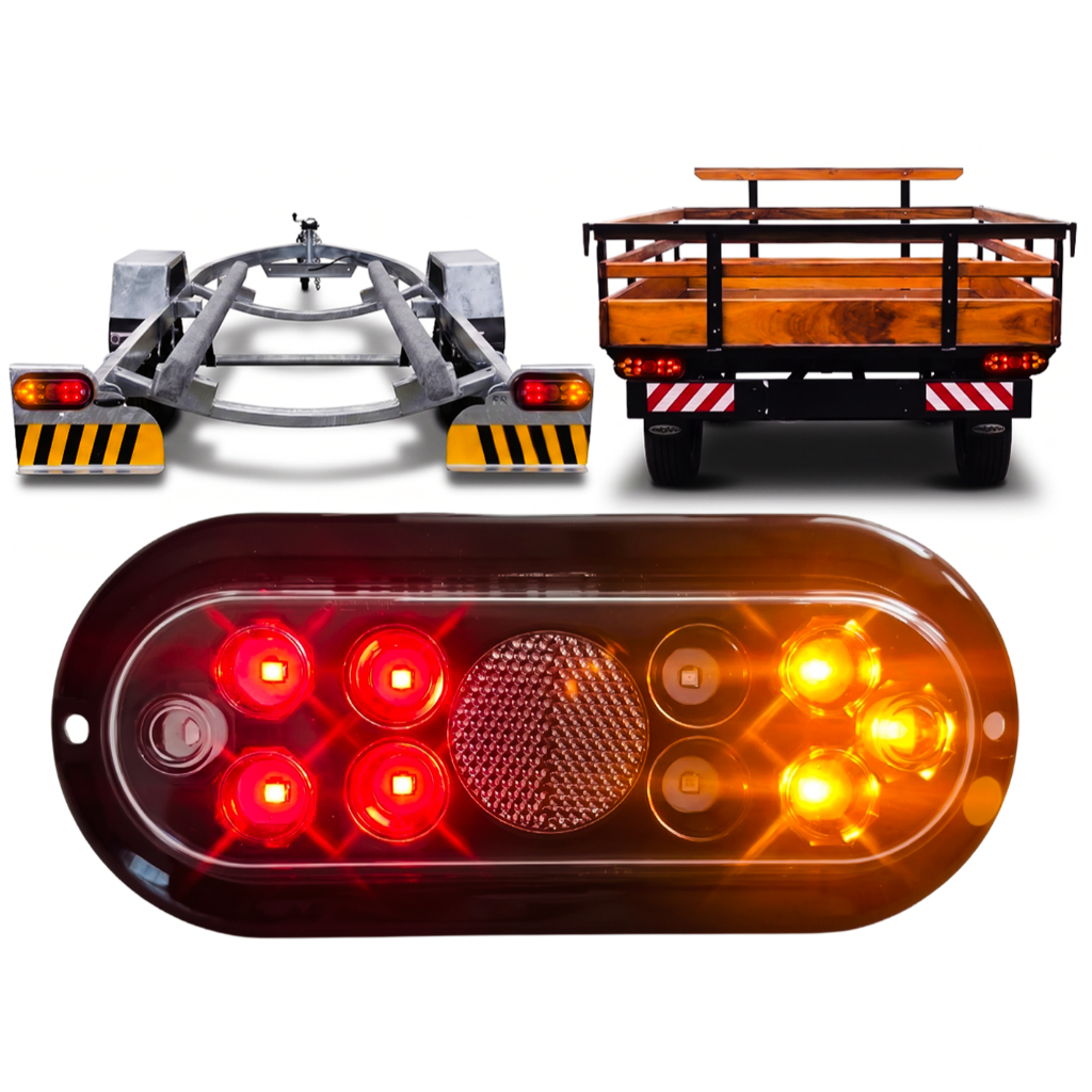 Lanterna Carretinha Led Carreta Reboque Barco Jet Homologada