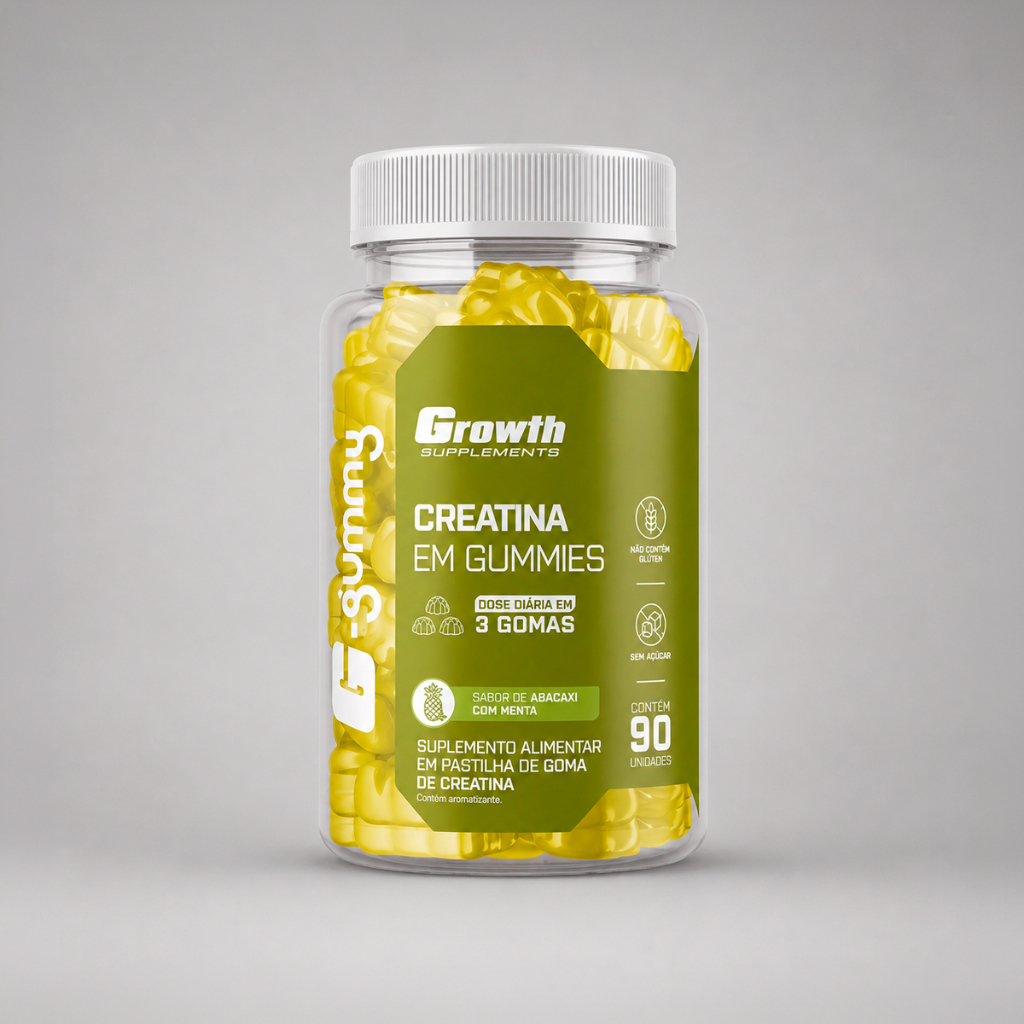 Creatina Gummy 90un Growth Supplements