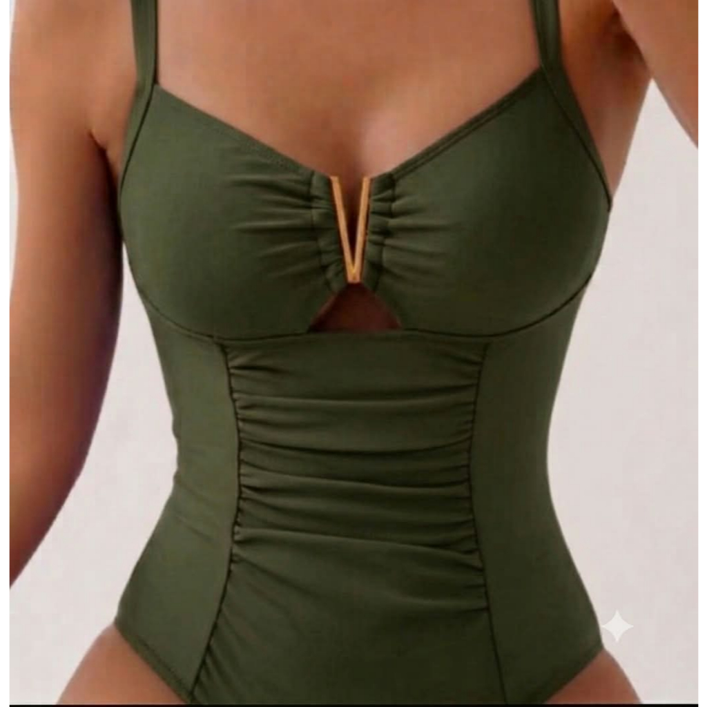 Maiô Body Feminino Praia Modelador Drapeado Reforçado Redutor Medidas Chapa Barriga com Bojo