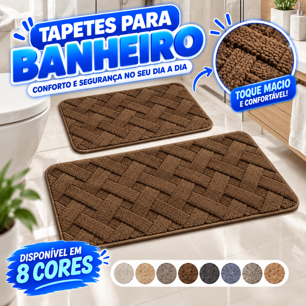 Tapete Entrada Felpudo Bem-Vindo Macio Antiderrapante 38x58 38x88 Banheiro Cozinha Lavanderia
