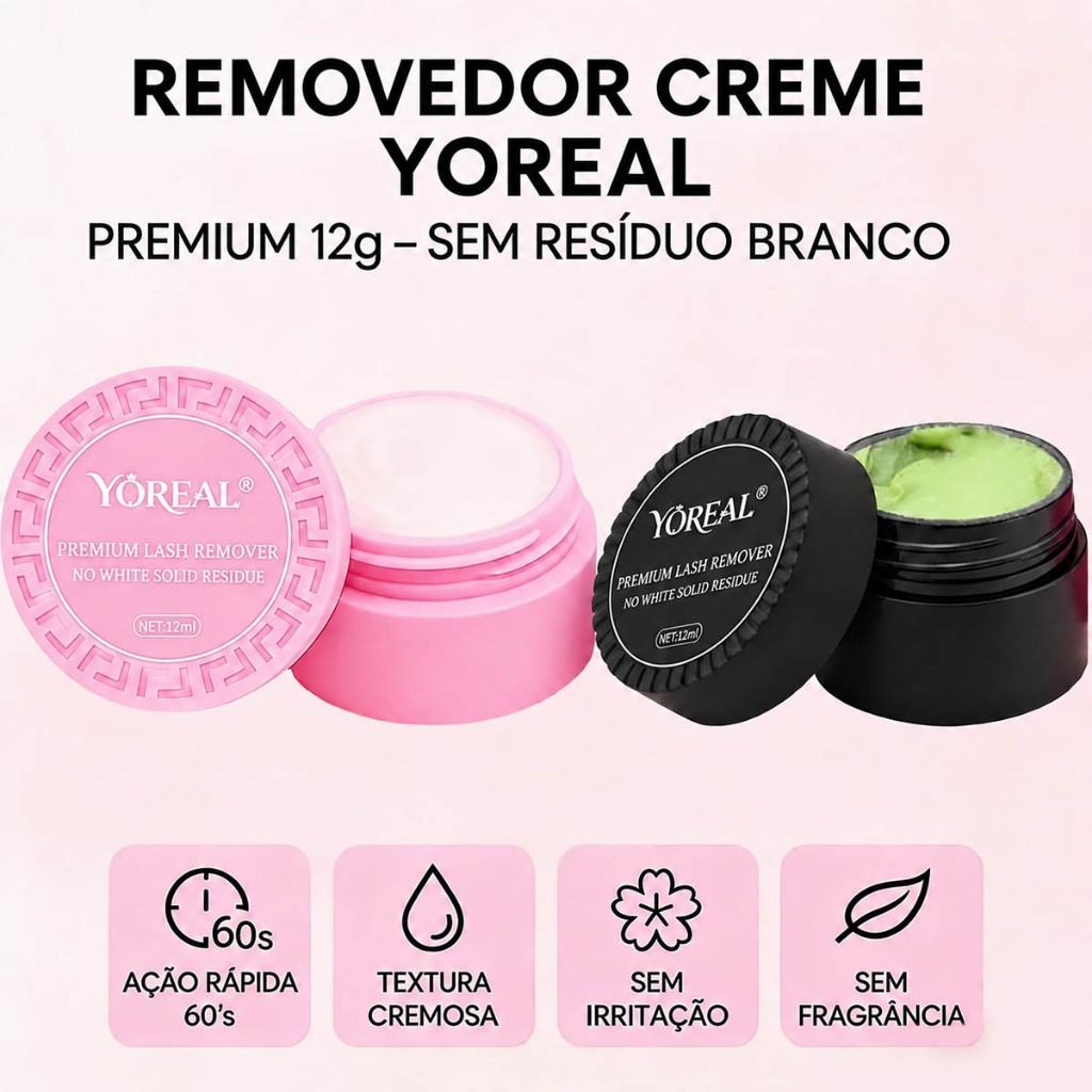 Removedor Pink/Jelly Remoção Rápida sem Arder