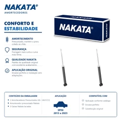 PAR Amortecedor Traseiro Spin 2013 a 2023 Nakata HG31212