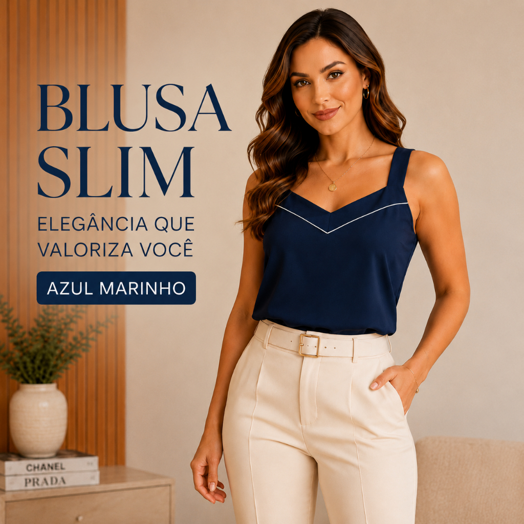 Blusa Regata Feminina Crepe Social Elegante Decote V Alça Larga Lisa Soltinha Trabalho Casual Festa