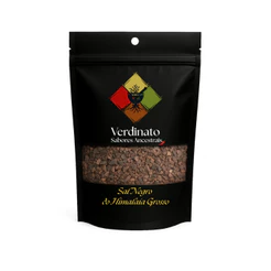 Sal Negro do Himalaia Grosso Premium 25g 50g 100g - Verdinato - Crocância e Sabor Intenso