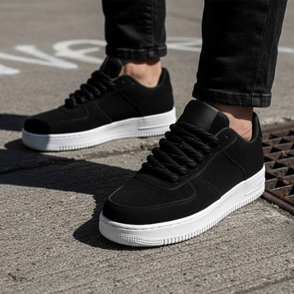 Tênis Masculino Streetwear Camurça Confortável Estiloso Casual Promoção Do 34 ao 43