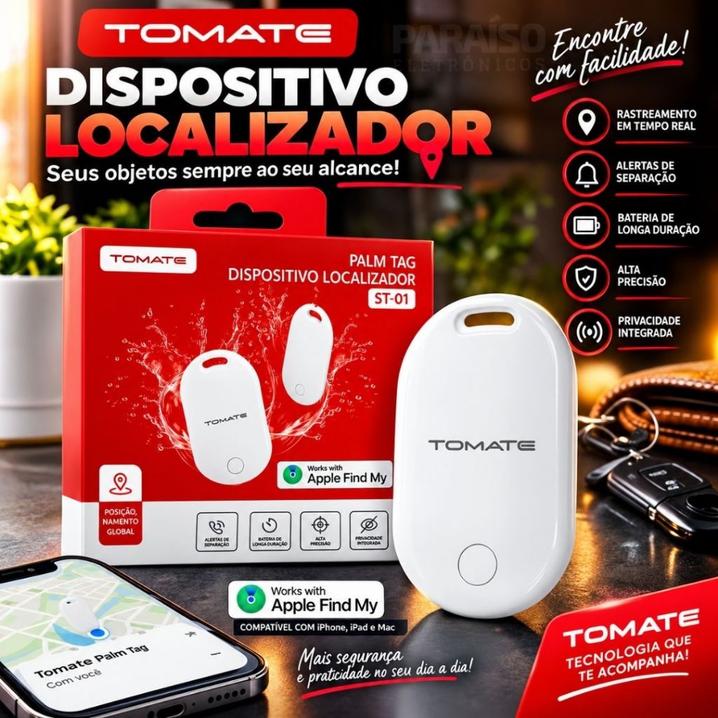 Smart Tag Localizadora Bluetooth Rastreador GPS Inteligente Palm Tag para Pet's Malas Chaves Compatível iOs