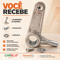 Alavanca Reparo Maçaneta Externa caminhão Mercedes-Benz 1620 1634 1938 2423 Atron Mb 1620 Hpn Bicudo
