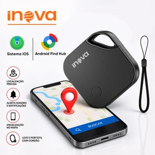 INOVA Rastreador Bluetooth Smart Tag iOS Android Anti Perda Mini Localizador Chaves Mala Pet