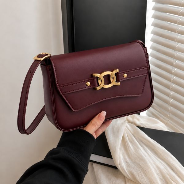Bolsa Feminina Clutch Pequena De Ombro Alça Ajustável Estilo e Elegância — imagem 2 de 2
