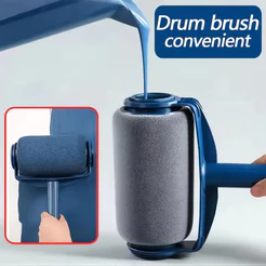 Rolo de Pintura Mágico com Reservatório 500ml Antirrespingos + 72 cm Cabo
