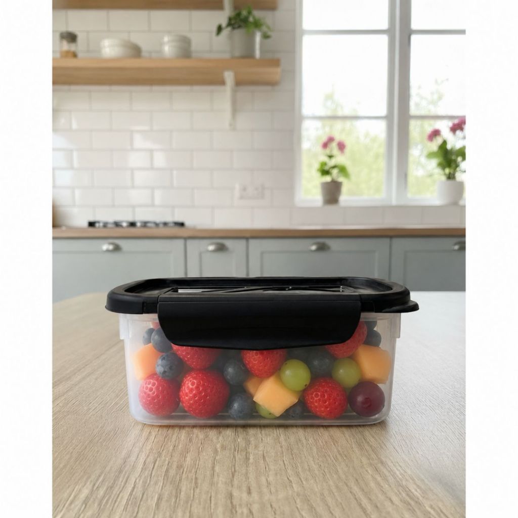 Kit 10 Marmita Conjunto Potes 850ml com Travas Laterais BPA FREE - Organizadores de Congelador