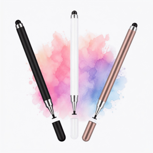 Caneta Touch Para Tablet Celular Caneta Stylus 2 Em 1 Ponta Disco Para Estudo Assinatura Desenho