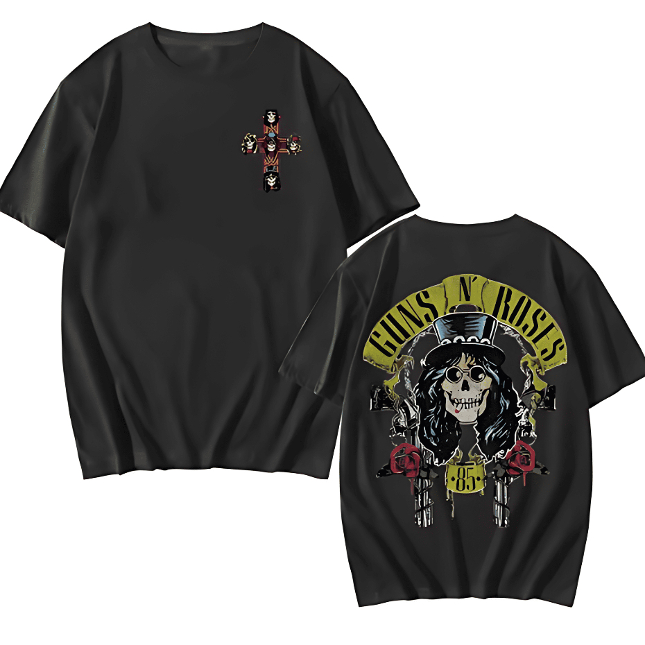 Camiseta Estampa Adulto/Infantil Lançamento Unissex Em Algodao Guns's Roses Rock Tour 2025