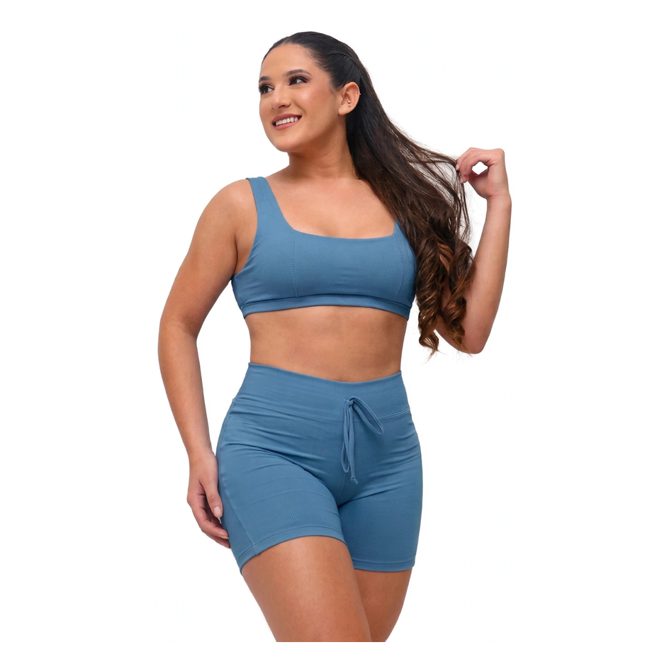 Conjunto Fitness Feminino Poliamida Premium 2 Peças Top e Short - Ideal para Academia, Corrida, Pilates e Crossfit