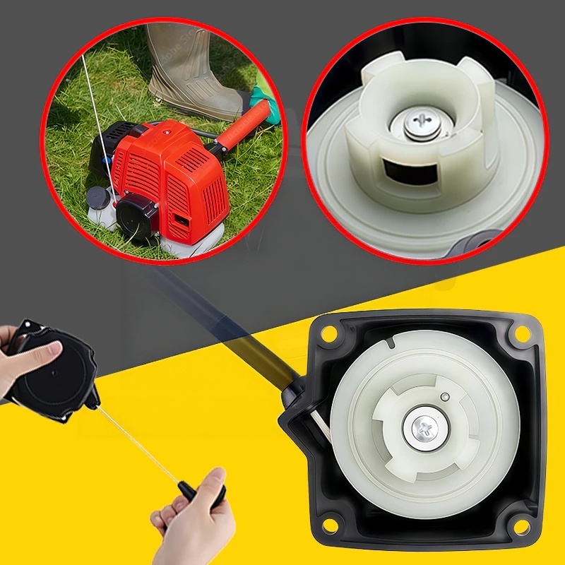 Puxador Partida Completa Roçadeira Nakasaki Nk650 65cc