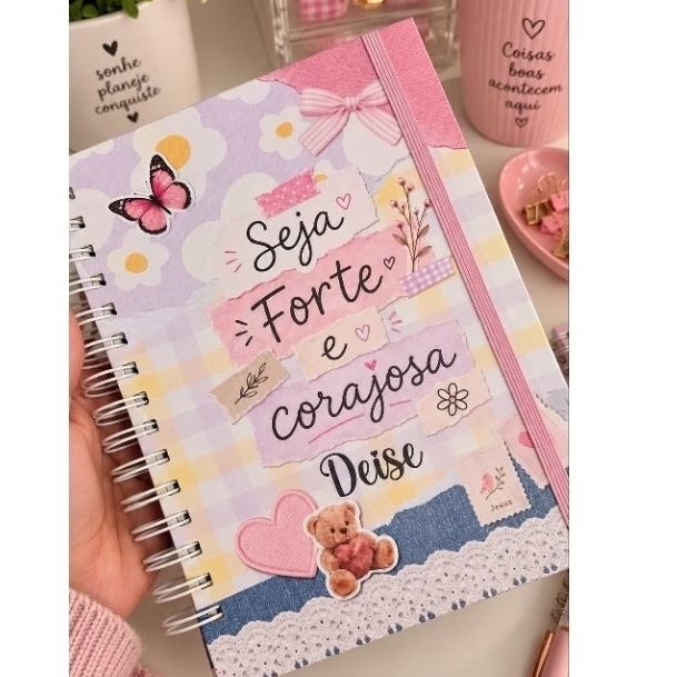 Imagem Caderno Cartas para Deus | Diário de Oração e Devocional | Caderno para Escrever Orações, Sonhos e Gratidão